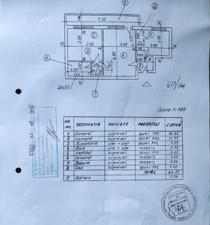 Apartament 2 camere Stoian Militaru/ Centrala Proprie