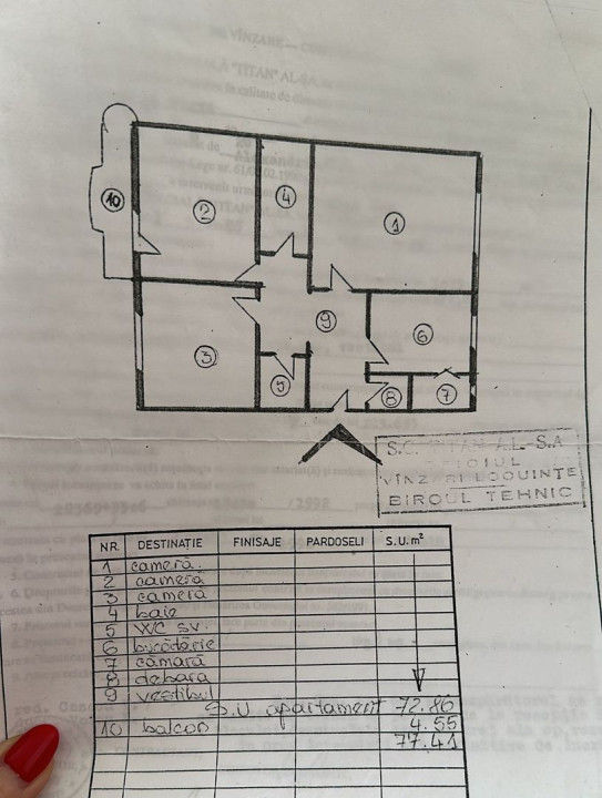 Apartament 3 camere- 600M Metrou Timpuri Noi-Nerva Traian