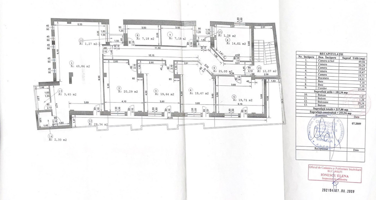 Penthouse - 5 camere - in centrul orasului - Zona Unirii - Marasesti