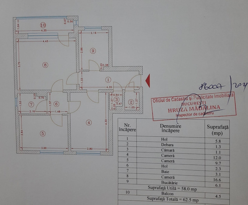 3 CAMERE - PLAZA MALL - MOBILAT - UTILAT - RENOVAT