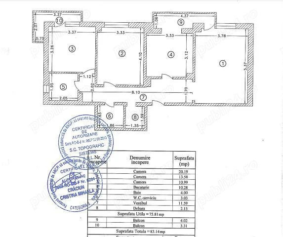 APARTAMENT 3 CAMERE BANEASA