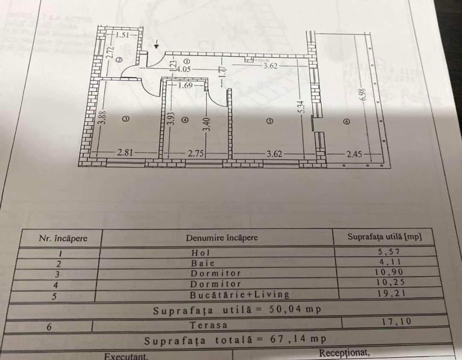 Apartament 3 camere decomandat etaj 4/4 Bragadiru