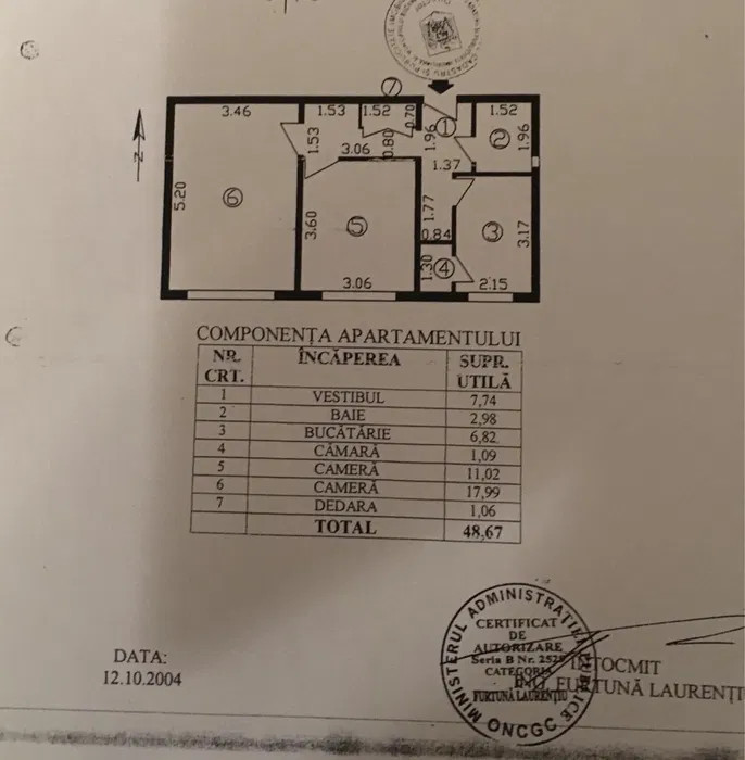 Apartament 2 camere Bulevardul Constantin Brancoveanu