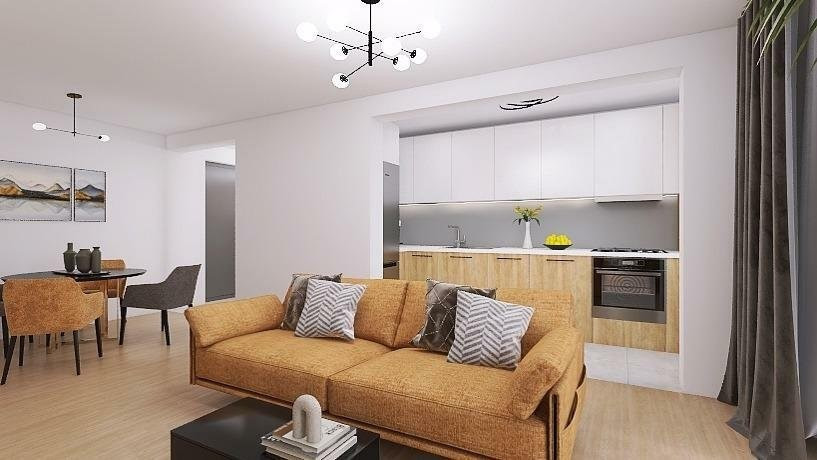 APARTAMENT DE 2 CAMERE, 52 MP UTILI, CAISULUI RESIDENCE 3