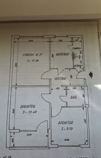 Apartament 3 camere decomandat-etaj1-Ct. Brancoveanu - 