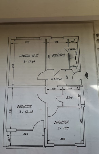 Apartament 3 camere decomandat-etaj1-Ct. Brancoveanu - 