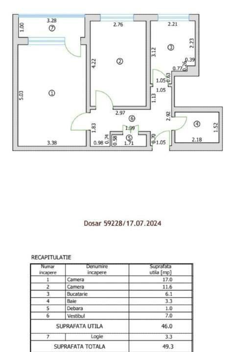 APARTAMENT 2 CAMERE DECOMANDAT ETAJ 3- SOSEAUA COLENTINA 