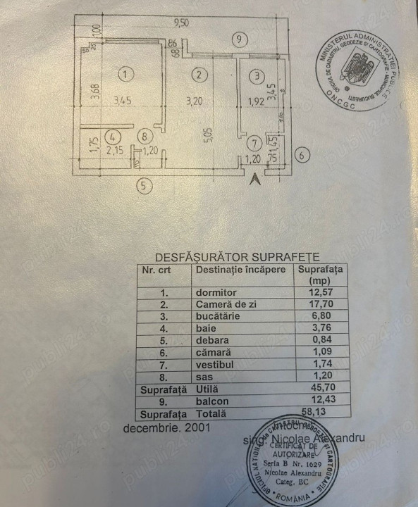 Apartament 2 camere -Stefan cel Mare -