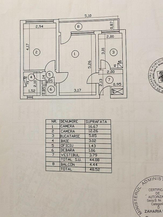 Apartament 2 camere- semidecomandat- zona Colentina