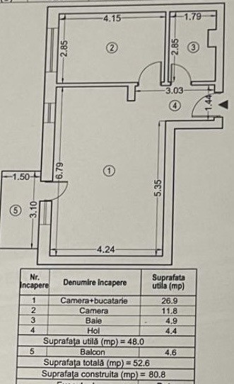 Apartament 2 camere- Exigent Plaza faza 5- Bulevardul Timisoara