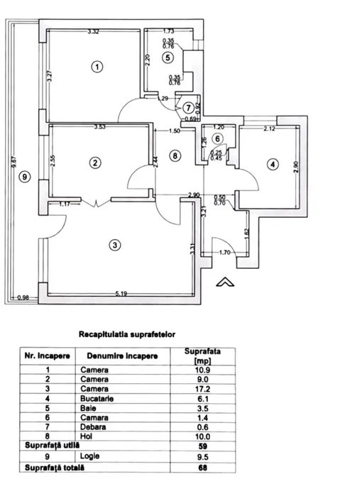 Apartament 3 Camere- Drumul Taberei- Metrou Raul Doamnei