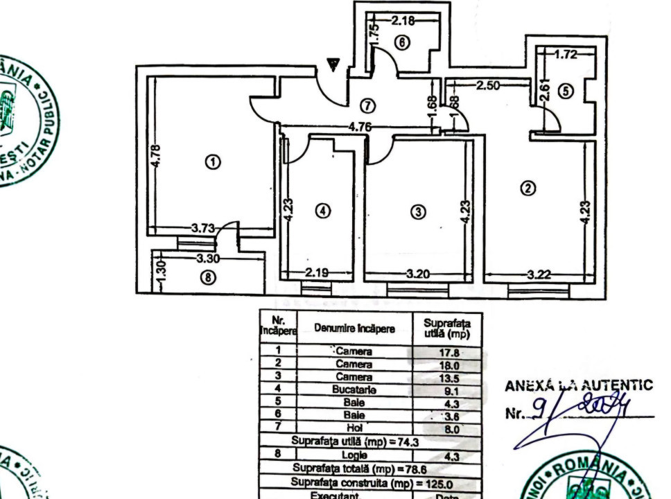 Apartament 3 camere -decomandat-zona Drumul Taberei/Plazza