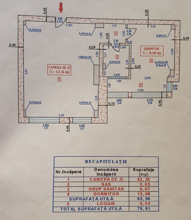 Apartament 2 camere-zona Unirii