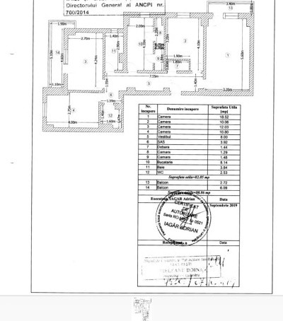 APARTAMENT 4 CAMERE 13 SEPTEMBRIE-PROSPER