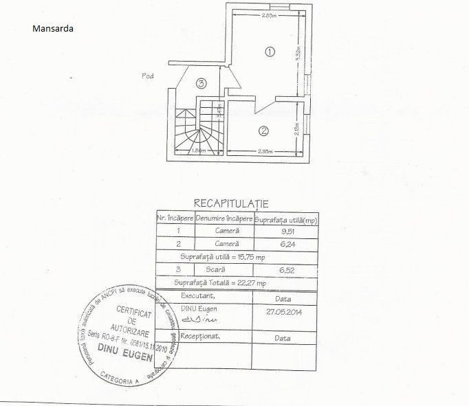 Casa INDIVIDUALA - S+P+1+M - 5 minute de metrou TINERETULUI