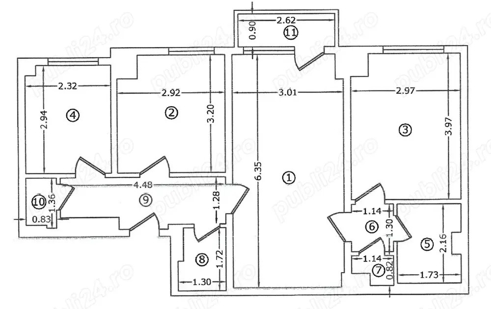 Apartament-3-camere-2-BAI-OBREGIA-PIATA-STRADUINTEI