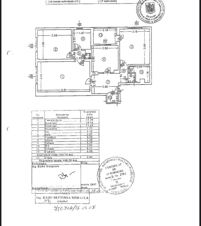 Apartament 3 camere-zona Crangasi