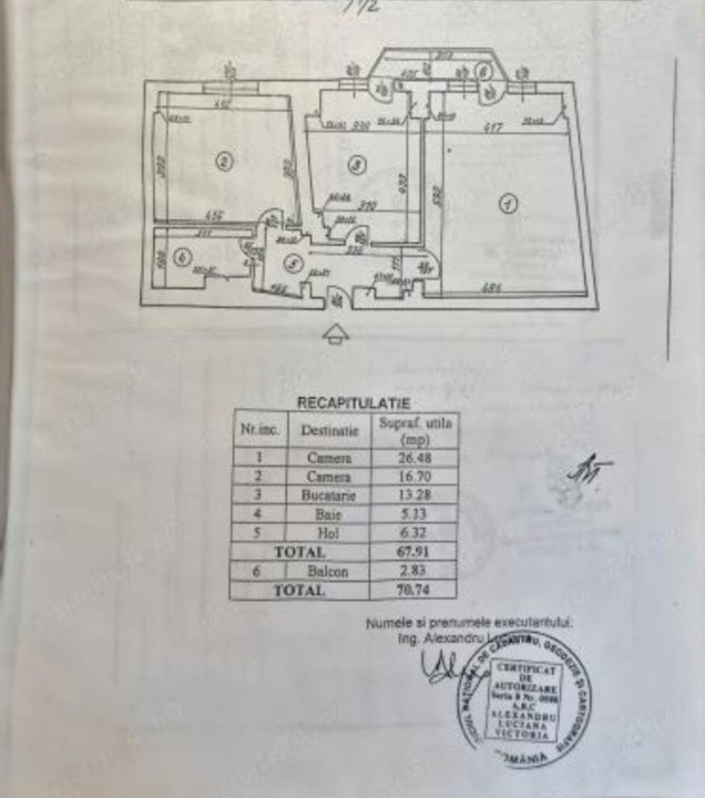 Apartament 2 camere decomandat- Unirii-Timpuri Noi