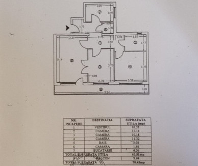 Apartament 3 Camere MOBILAT/UTILAT aproape de Metrou - Zona Pantelimon