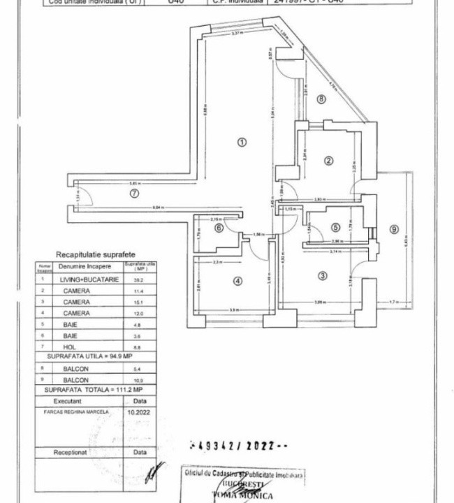 APARTAMENT 4 CAMERE VIILOR-PARCUL CAROL