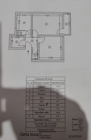 Apartament 2 camere - RECENT RENOVAT - zona GIURGIULUI 